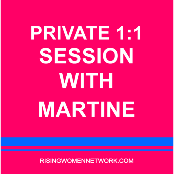 PRIVATE 1:1 SESSION WITH  MARTINE